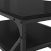 vidaXL Coffee Table Black Oak 90 x 50 x 40 cm