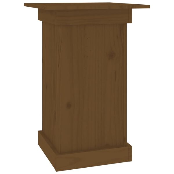 vidaXL Flower Stand Honey Brown 40x40x60 cm Solid Wood Pine