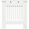 vidaXL Radiator Cover High Gloss White 78 x 19 x 81.5 cm