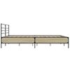 vidaXL Bed Frame without Mattress Sonoma Oak 180x200 cm Super King