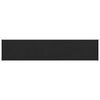 vidaXL Window Sill Black with wood grain 120 x 30 x 4.5 cm PVC