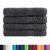 vidaXL Premium Sauna Towels "SOLUND" 4 pcs Anthracite 80x200 cm 600 gsm