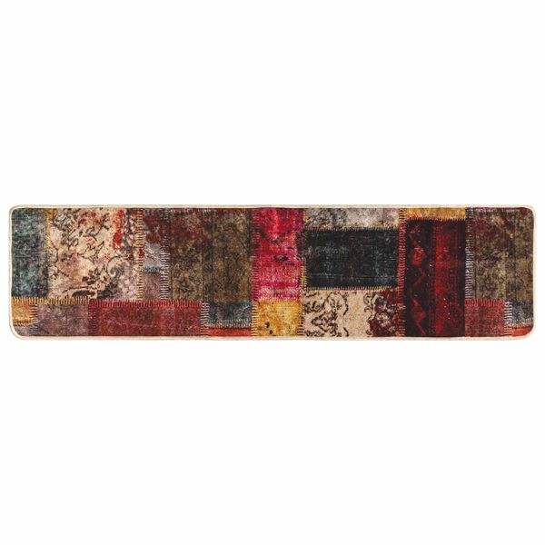 vidaXL Rug Runner MARSA Multicolour 350 x 50 cm Polyester and PVC