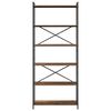 vidaXL Bookshelf Old wood 80 x 30 x 190 cm Engineered Wood