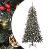 vidaXL Artificial Christmas Tree with 300 LEDs with Stand Green 240 cm