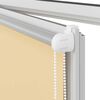 vidaXL Roller Blind Blackout Beige 60x130 cm Fabric Width 55.7 cm Polyester