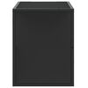 vidaXL TV Cabinet Black 80x31x39.5 cm Engineered Wood and Metal