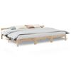 vidaXL Family Bed Frame No Mattress 240x200 cm Solid Wood Pine