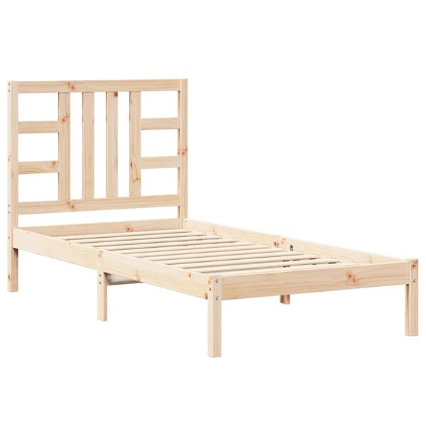 vidaXL Bed Frame without Mattress 90x200 cm Solid Wood