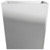 vidaXL Garden Planters 50x50x50 cm 2 pcs Galvanised Steel