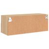 vidaXL TV Wall Cabinet Sonoma Oak 80x30x30 cm Engineered Wood