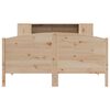 vidaXL Bookcase Bed without Mattress 150x200cm Solid Wood Pine