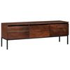 vidaXL TV Cabinet Honey brown 110 x 30 x 36 cm Solid acacia wood