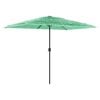 vidaXL Garden Parasol with Steel Pole Green 300x200x250 cm
