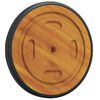 vidaXL Space Wheels 2 pcs Brown 20.5 x 20.5 x 2 cm Solid Acacia Wood