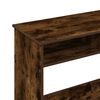 vidaXL Desk Smoked Oak 80x40x75 cm Engineered Wood