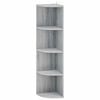 vidaXL Corner Shelf 4-Tier 41.5 x 41.5 x 143 cm Engineered Wood