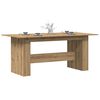 vidaXL Dining Table Artisan Oak 180x90x76 cm Engineered Wood