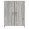 vidaXL Sideboard Grey Sonoma 69.5x34x90 cm Engineered Wood