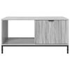 vidaXL Coffee Table Grey Sonoma 90 x 49 x 46 cm Engineered Wood