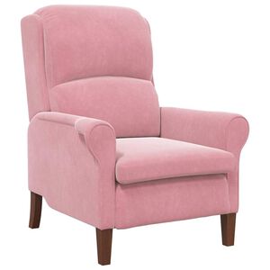 vidaXL Armchair Pink 76 x 94 x 102 cm Velvet