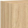 vidaXL TV Cabinet with LED Lights Sonoma Oak 40.5x30x90 cm
