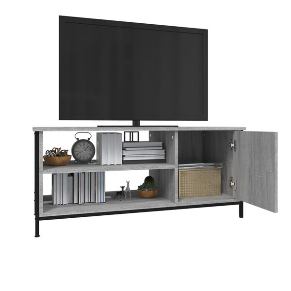 vidaXL TV Cabinet Grey Sonoma 100x40x45 cm Engineered Wood