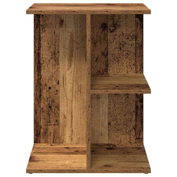 vidaXL Bedside Table Old Wood 46.5x29x61 cm Engineered Wood