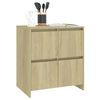 vidaXL Sideboards 2 pcs Sonoma Oak 70x41x75 cm Engineered Wood