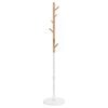 vidaXL Coat Stand White 172 cm Powder-coated Iron