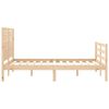 vidaXL Bed Frame without Mattress Double Solid Wood