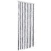 vidaXL Insect Curtain Grey and White 90x200 cm Chenille
