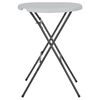 vidaXL Folding Bar Table White 80x110 cm HDPE