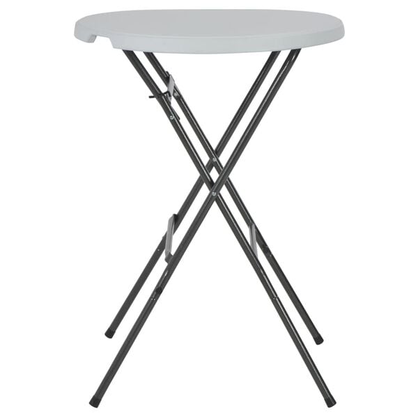 vidaXL Folding Bar Table White 80x110 cm HDPE