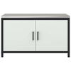 vidaXL Kitchen Storage with Shelf White 90 x 50 x 53 cm Steel