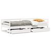 vidaXL Daybed with Drawers without Mattress 90x200 cm Solid Wood