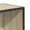 vidaXL Book Cabinet Sonoma Oak 80.5x35x76 cm Engineered Wood
