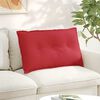 vidaXL Back Pillow Red 80 x 19 x 50 cm Fabric