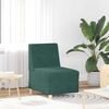vidaXL Modular Sofa Unit Armless 3 pcs Dark Green 55 x 74 x 82 cm