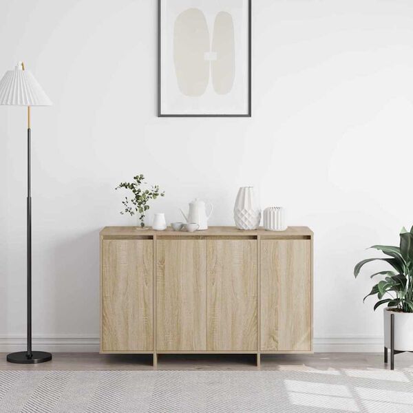 vidaXL Sideboard Sonoma oak 120 x 41 x 75 cm Engineered wood