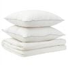 vidaXL Duvet and Pillow Set 3 pcs 140x220 cm Summer 140 GSM Wool White
