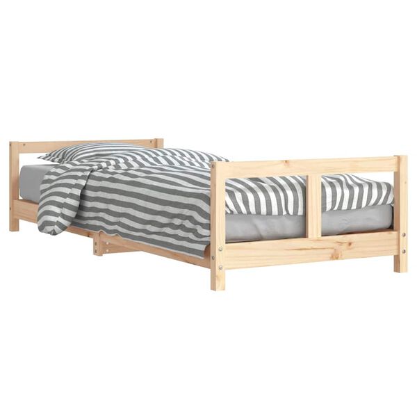 vidaXL Kids Bed Frame 80x200 cm Solid Wood Pine