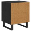 vidaXL Bedside Cabinet Black Oak 40 x 35 x 47.5 cm Engineered Wood