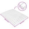 vidaXL Bed Slats Replacement with 17 Slats 90x200 cm