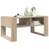 vidaXL Coffee Table Sonoma Oak 92 x 53 x 45 cm Engineered Wood