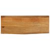 vidaXL Table Top Live Edge 80x40x3,8 cm Solid Wood Mango