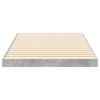 vidaXL Floor Bed Frame Concrete Grey 80 x 200 cm Engineered Wood