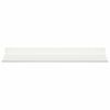 vidaXL Floating Shelf Wall-mounted 4 pcs White 40 x 18 x 2.5 cm Steel