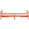 vidaXL Bed Frame without Mattress Wax Brown 140x200 cm Solid Wood Pine