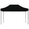 vidaXL Party Tent Folding Black 279 x 410 x 315 cm Oxford Fabric